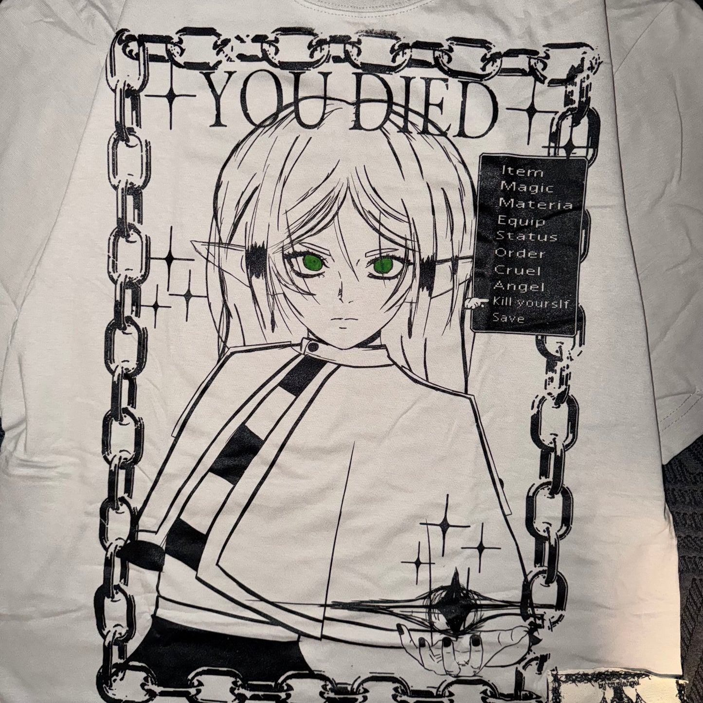 You died